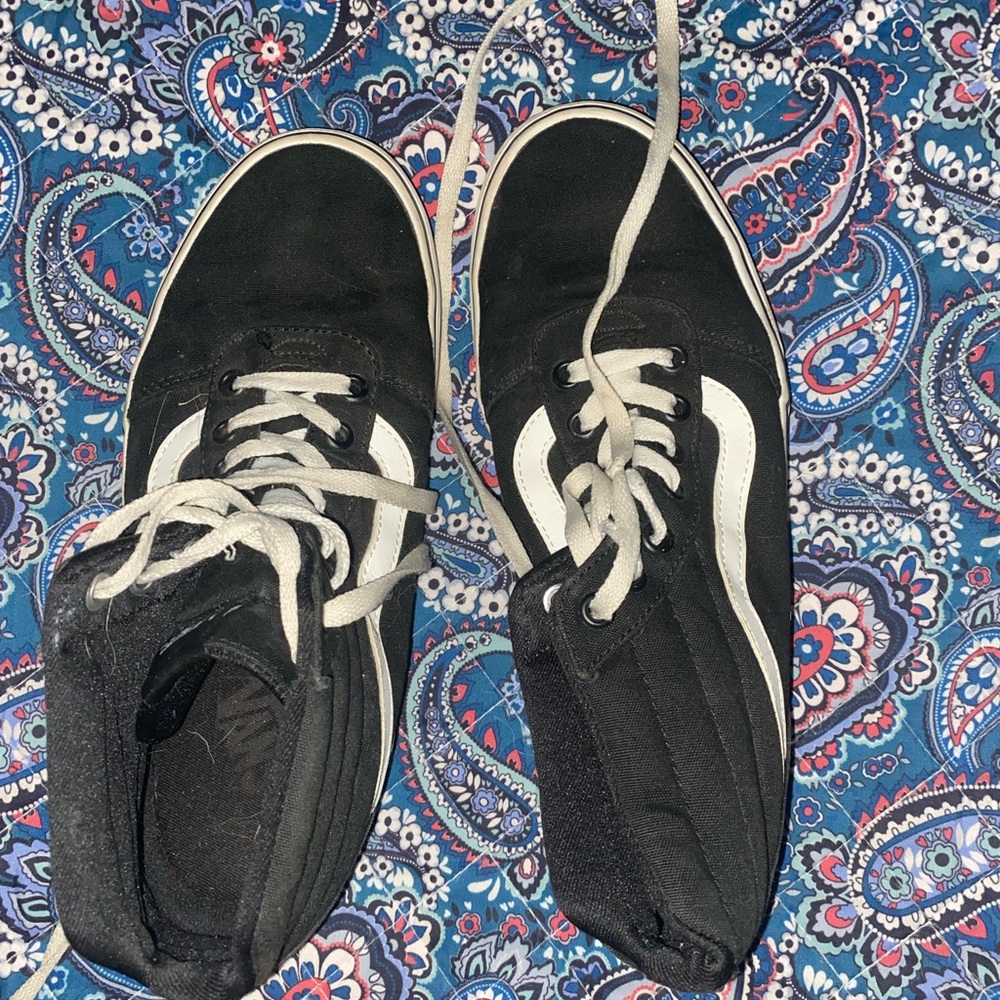 Vans Black and White Classic Sneakers